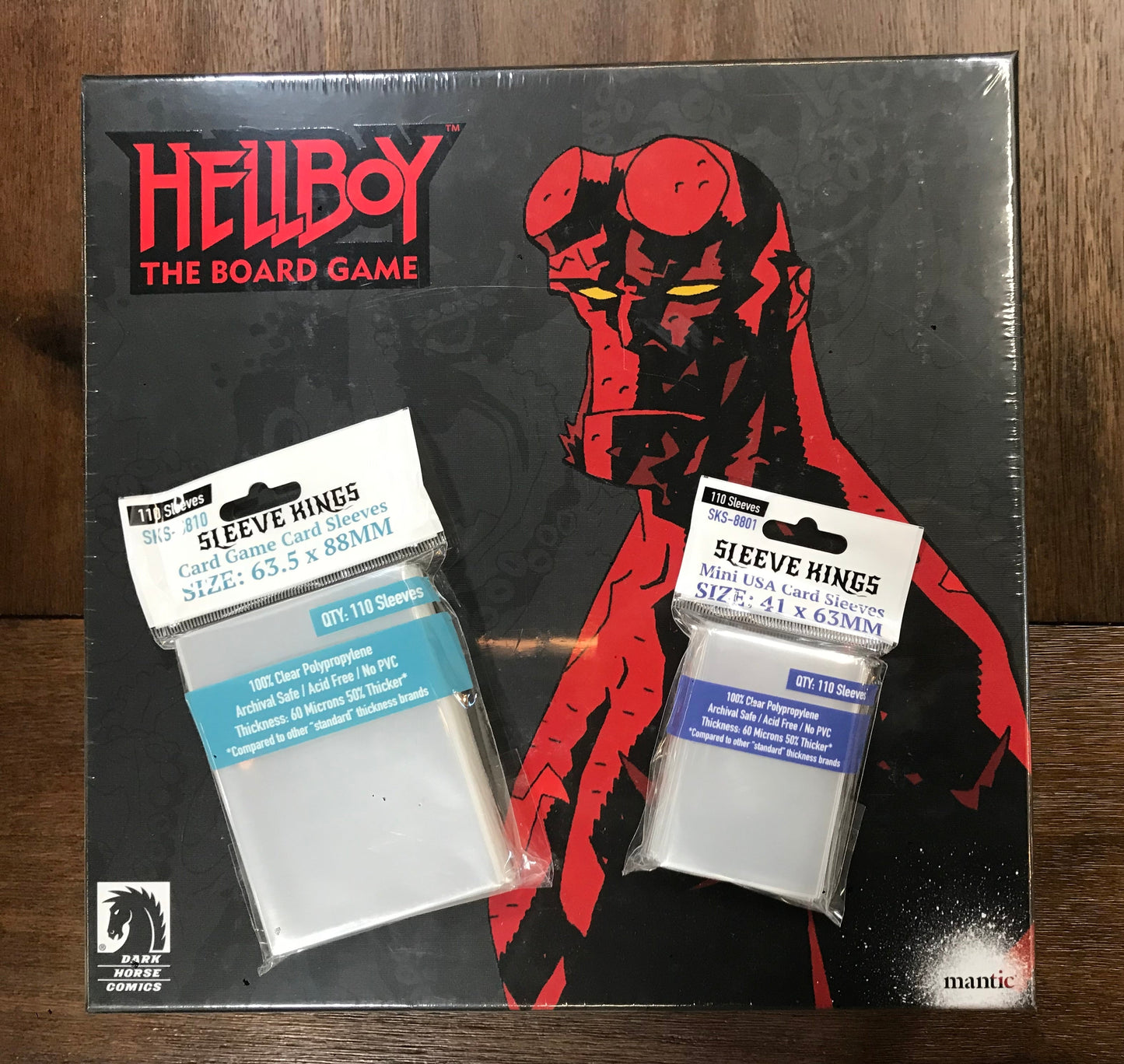"Hellboy: The Board Game" Compatible Sleeve Bundle (8801 X 1 + 8810 X 1 + 8814 x 1)