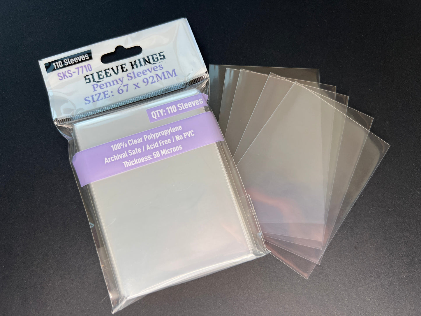 Penny Card Game Card Sleeves (67 X 92) - 110 Pack, 50 Microns SKS-7710