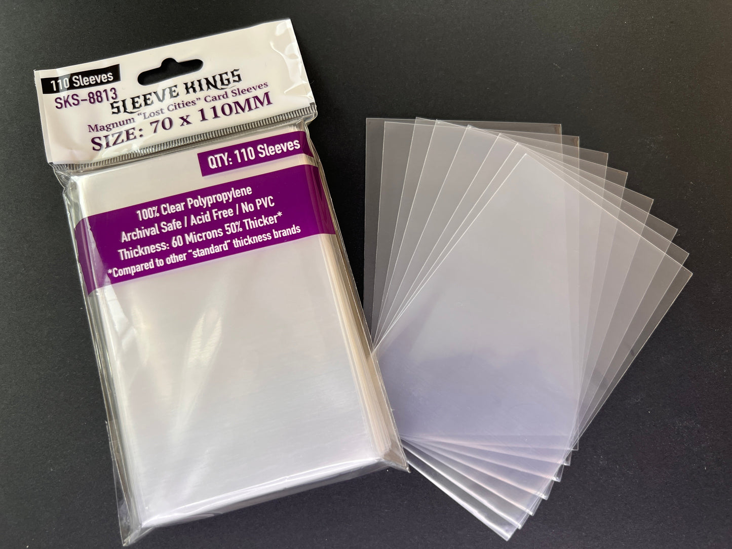 Sleeve Kings Magnum "Lost Cities" Card Sleeves (70x110mm) - 110 Pack, -SKS-8813