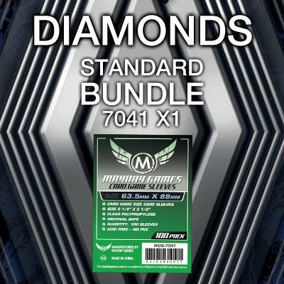 "Diamonds" Card Sleeve Kit - Standard Protection - Mayday Games - 2