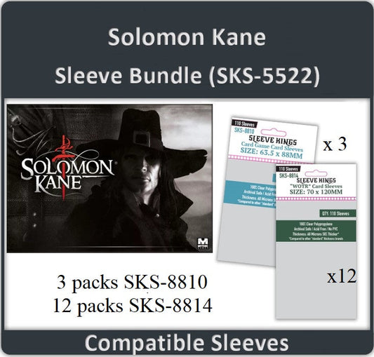 "Solomon Kane" All-In Compatible Sleeve Bundle  (8810 X 3 + 8814 X 12)