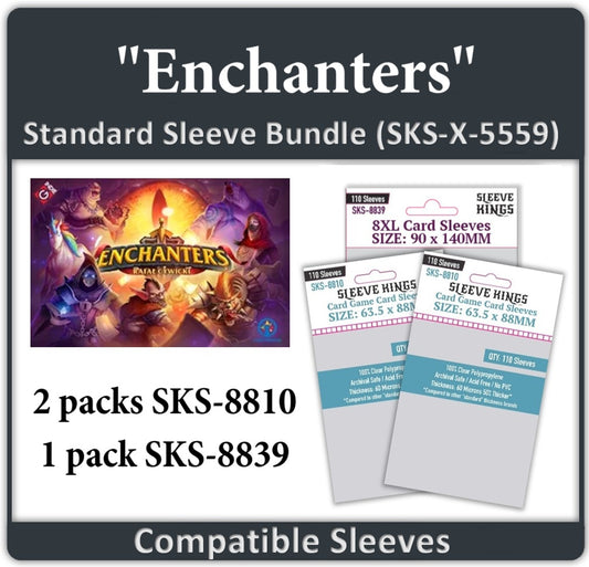 "Enchanters" Compatible Card Sleeve Bundle (8810 X 2 + 8839 X1)