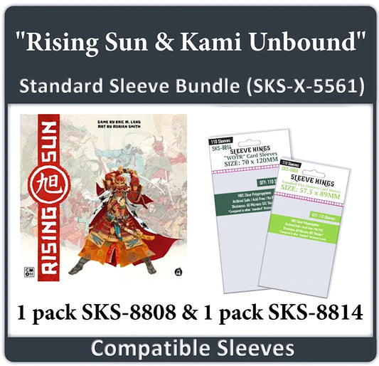 "Rising Sun & Kami Unbound" Compatible Sleeve Bundle (8808 X 1 + 8814 X 1)