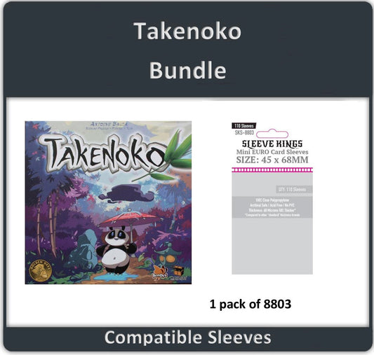 "Takenoko" Board Game Compatible Sleeve Bundle (8803 X 1)