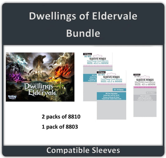 "Dwellings of Eldervale" Compatible Card Sleeve Bundle (8803 X 1 + 8810 X 2)