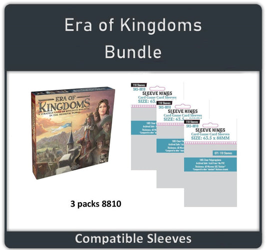 "Era of Kingdoms" Compatible Card Sleeve Bundle (8810 X 3)