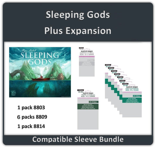 "Sleeping Gods" + Expansion Compatible Sleeve Bundle (8803 X 1 + 8809 X 6 + 8814 X 1)