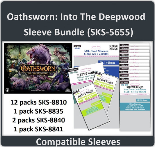 "Oathsworn: Into The Deepwood" Compatible Sleeve Bundle (8810 X 12 +8835 X 1 + 8840 X 2 + 8841 X 1)