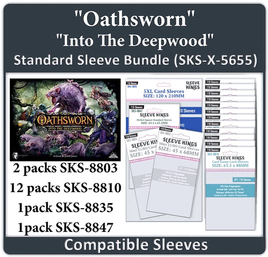 "Oathsworn: Into The Deepwood" Compatible Sleeve Bundle (8803 x 2 + 8810 X 12 +8835 X 1 + 8847 X 1)