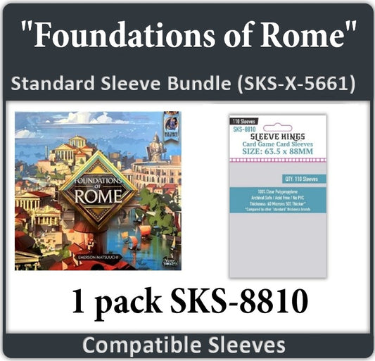 "Foundations of Rome" Compatible Sleeve Bundle (8810 X 1)