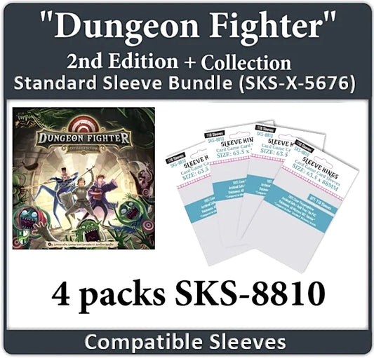 "Dungeon Fighter" 2nd Edition Collection Compatible Card Sleeve Bundle (8810 X 4)