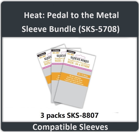 "Heat: Pedal to the Metal" Compatible Card Sleeve Bundle (8807 X 3)