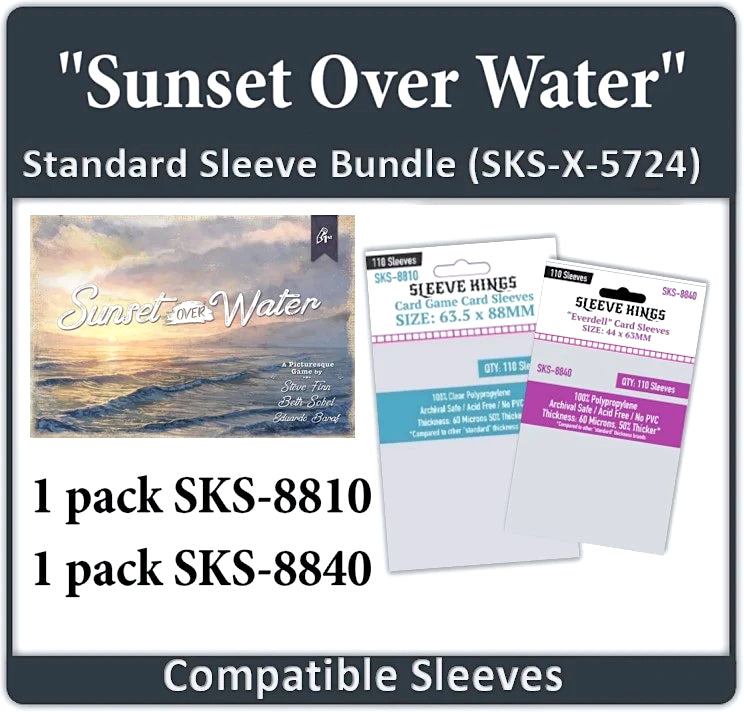 "Sunset Over Water" Compatible Card Sleeve Bundle (8810 X 1 + 8840 X 1)