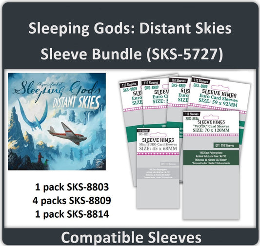 "Sleeping Gods: Distant Skies" Compatible Sleeve Bundle (8803 X 1 + 8809 X 4 + 8814 X1)