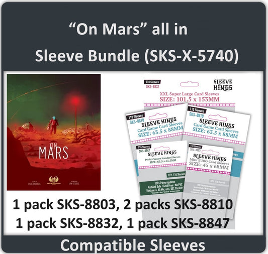 "On Mars" All-In Compatible Card Sleeve Bundle (8803 x1 + 8810 x2  + 8832 x1 + 8847 x1)