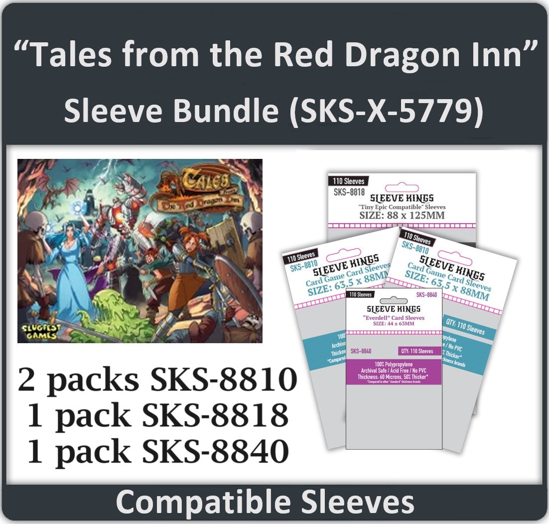 "Tales from the Red Dragon Inn" Card Sleeve Bundle (8810 X 2 + 8818 X 1 + 8840 X 1)