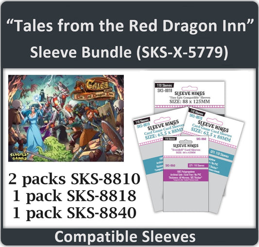 "Tales from the Red Dragon Inn" Card Sleeve Bundle (8810 X 2 + 8818 X 1 + 8840 X 1)
