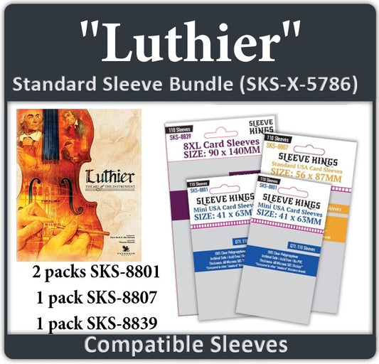 "Luthier" Compatible Card Sleeve Bundle (8801 x 2, 8807 x 1, 8839 x 1)