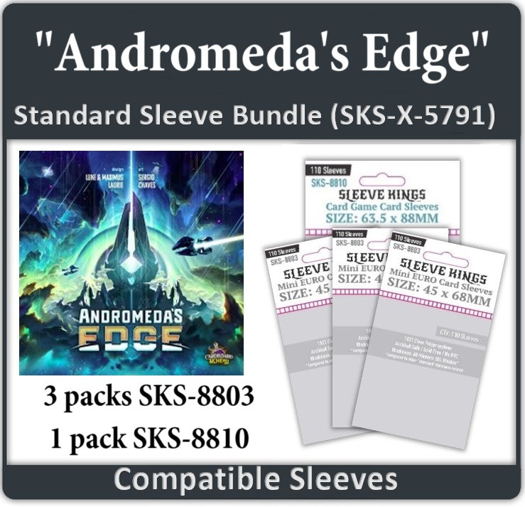 "Andromeda's Edge" Compatible Card Sleeve Bundle (8803 x 3, 8810 x 1)