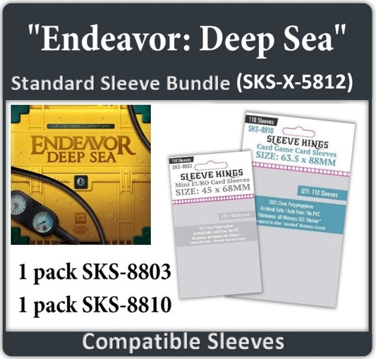 "Endeavor: Deep Sea" Compatible Sleeve Bundle (8803 x 1, 8810 x 1)