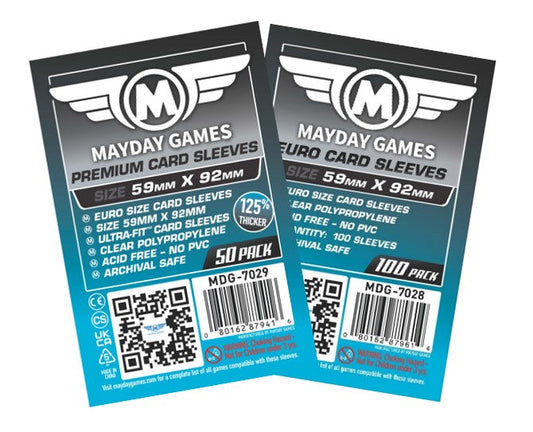 Euro Card Sleeves (59x92mm)