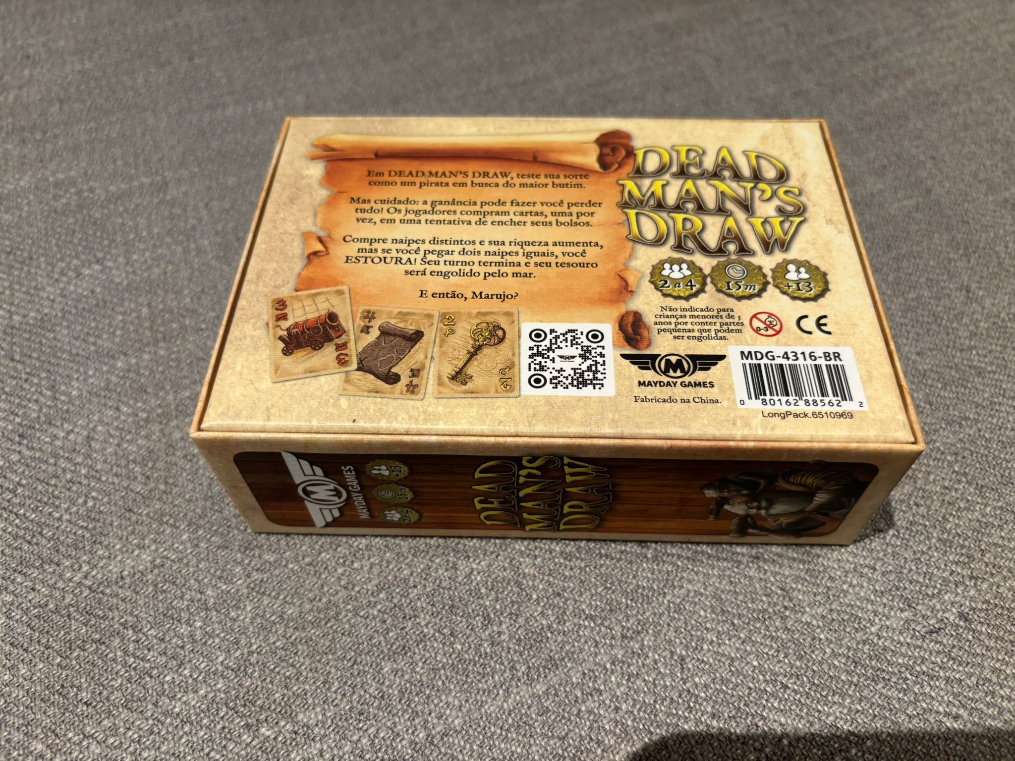 Dead Man's Draw (em PORTUGUÊS para 2 a 4 jogadores) – Maydaygames