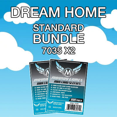 "Dream Home" Card Sleeve Bundle - Standard Protection - Mayday Games - 2