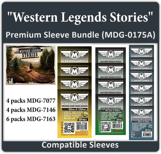 "Western Legends Stories" Compatible Card Sleeve Bundle