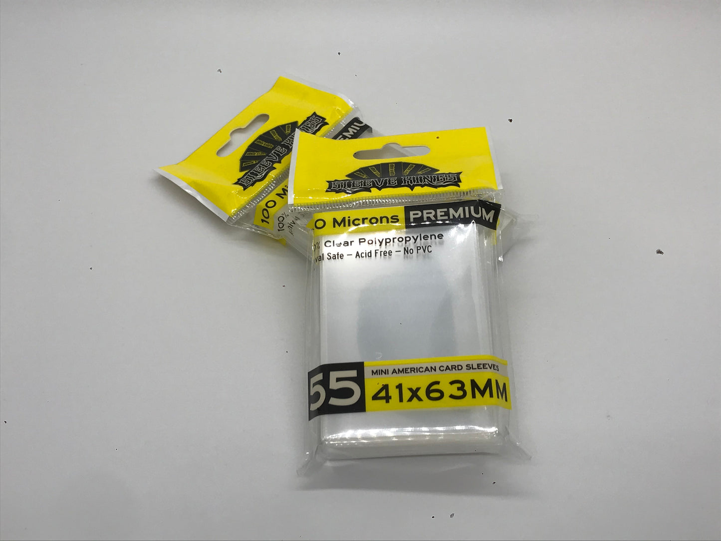 Premium Mini American Card Sleeves (41x63mm) -55 Pack, 100 Microns, SKS-9901
