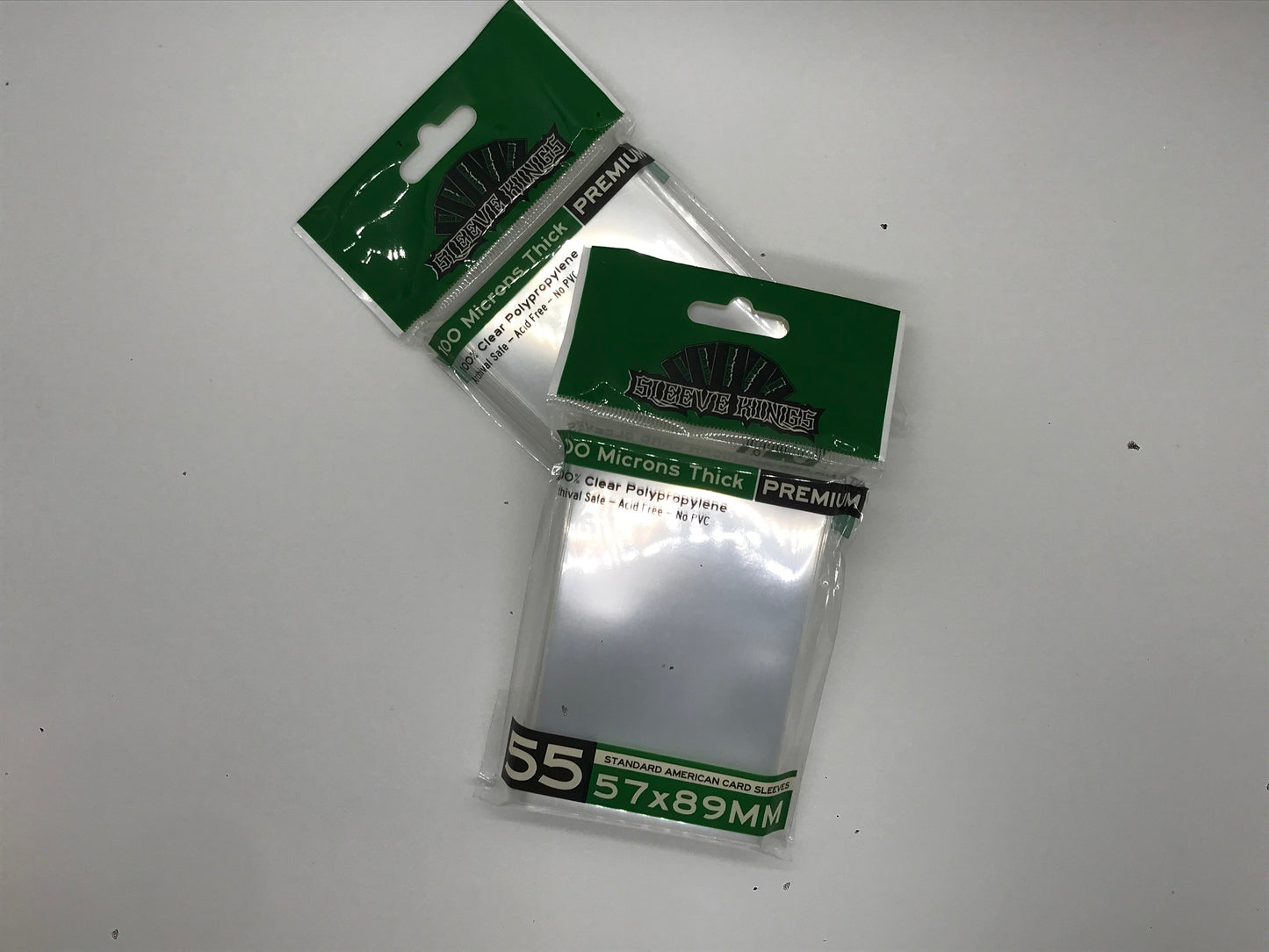 Premium Standard American Card Sleeves (57x89mm) -55 Pack, 100 Microns, SKS-9903