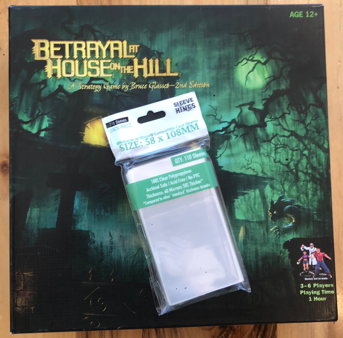 "Betrayal At House Compatible" Sleeves (58x108mm) - 110 Pack, SKS-8822
