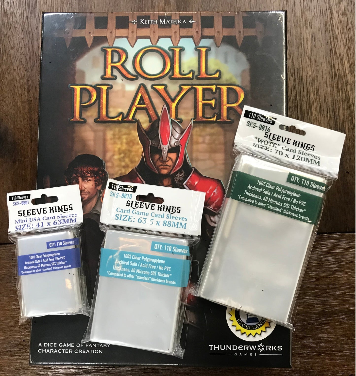 "ROLL PLAYER"  Fiends & Familiars Expansion Compatible Sleeve Bundle (8803 X 1 + 8810 X 1 + 8814 X 1)