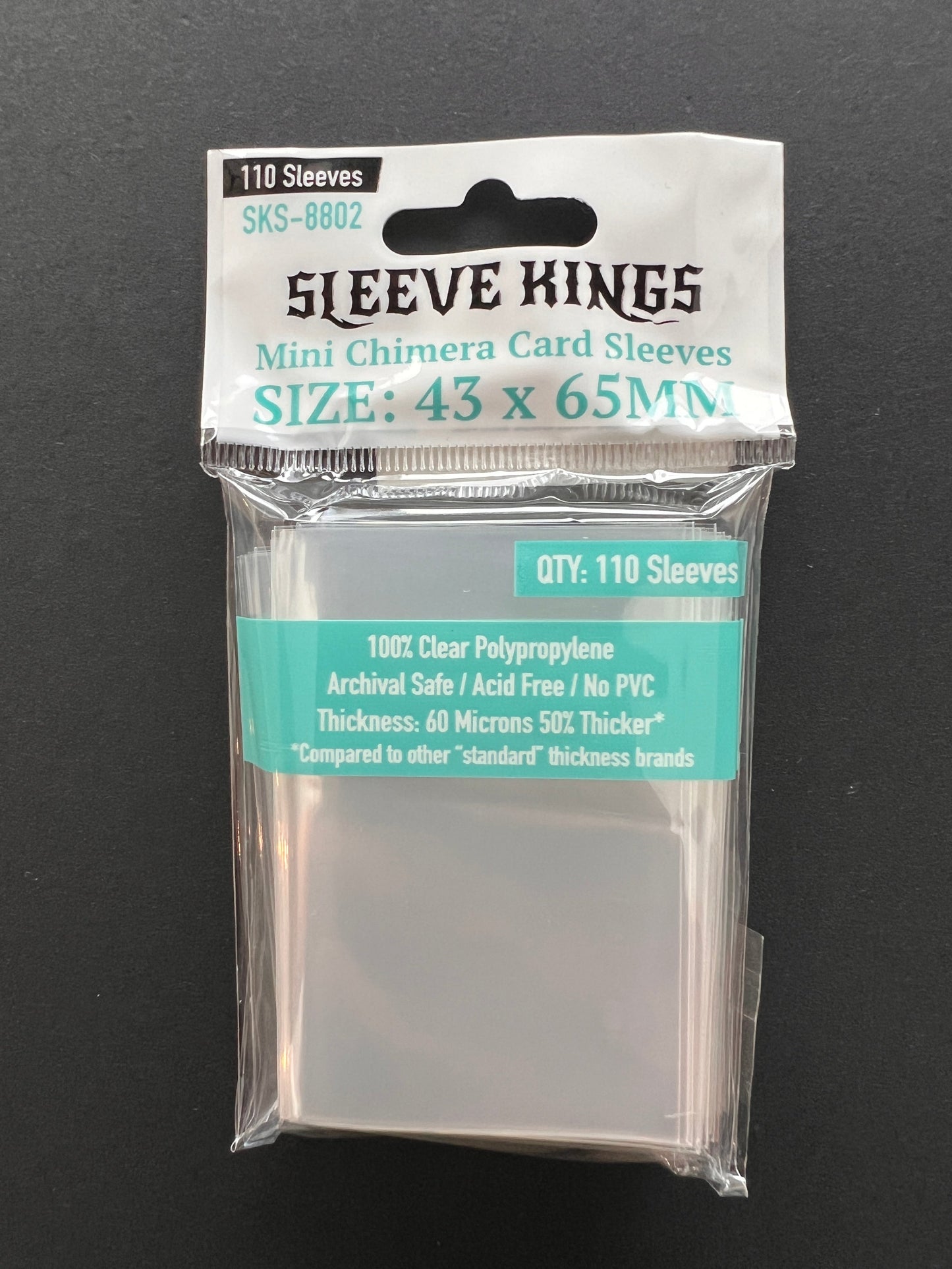 Sleeve Kings Mini Chimera Card Sleeves (43x65mm) - 110 Pack, -SKS-8802