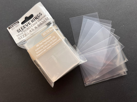 Sleeve Kings Mini Euro Card Sleeves (45x68mm) - 110 Pack, -SKS-8803