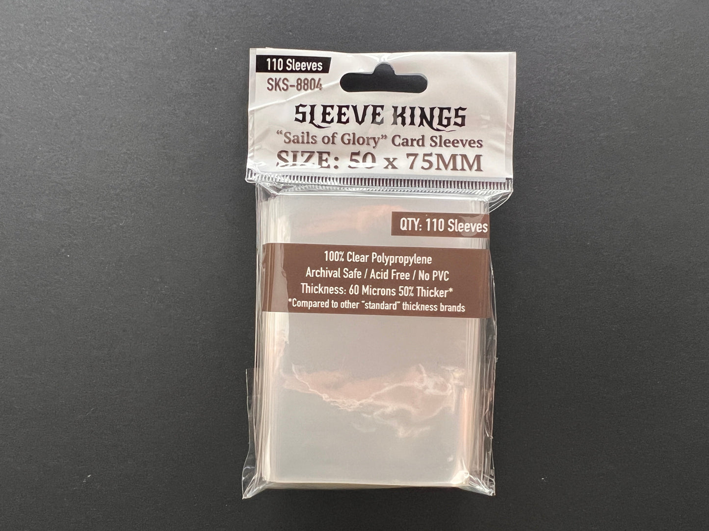 Sleeve Kings "Sails of Glory* Card Sleeves (50x75mm) - 110 Pack, -SKS-8804