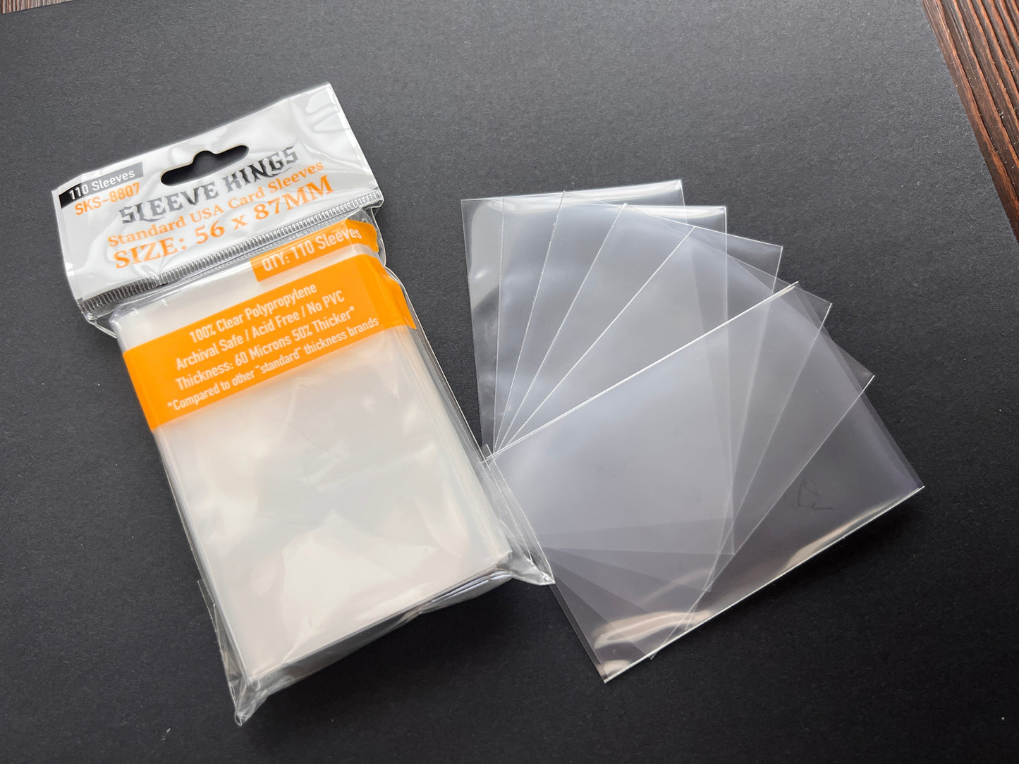 Sleeve Kings Standard USA Card Sleeves (56x87mm) - 110 Pack, SKS-8807