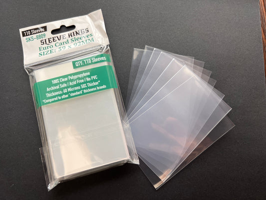 Sleeve Kings Euro Card Sleeves (59x92mm) - 110 Pack, -SKS-8809