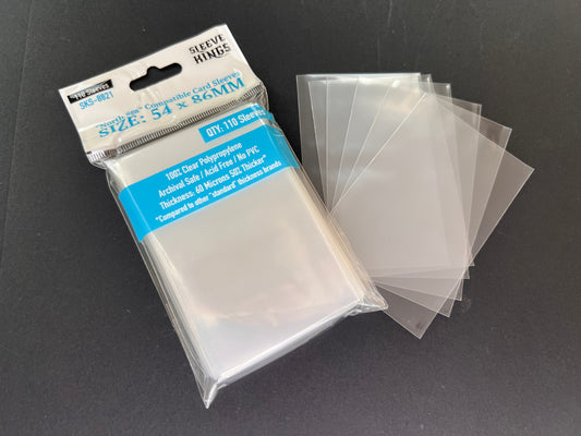 "North Sea Compatible" Sleeves (54x86mm) - 110 Pack, SKS-8821