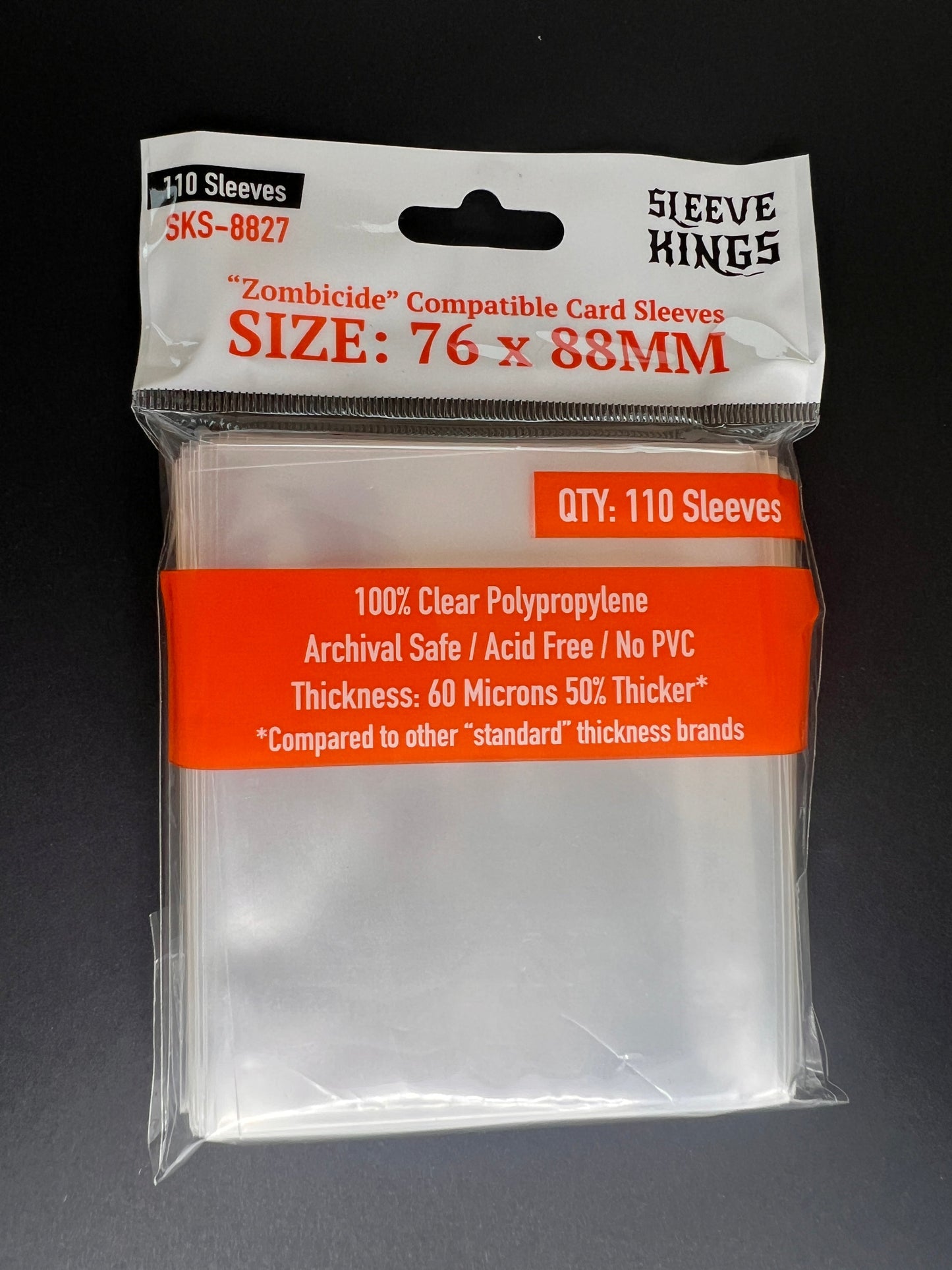 "Zombicide Black Plague" Compatible Sleeve Bundle (8801 X 2 + 8827 X 1)