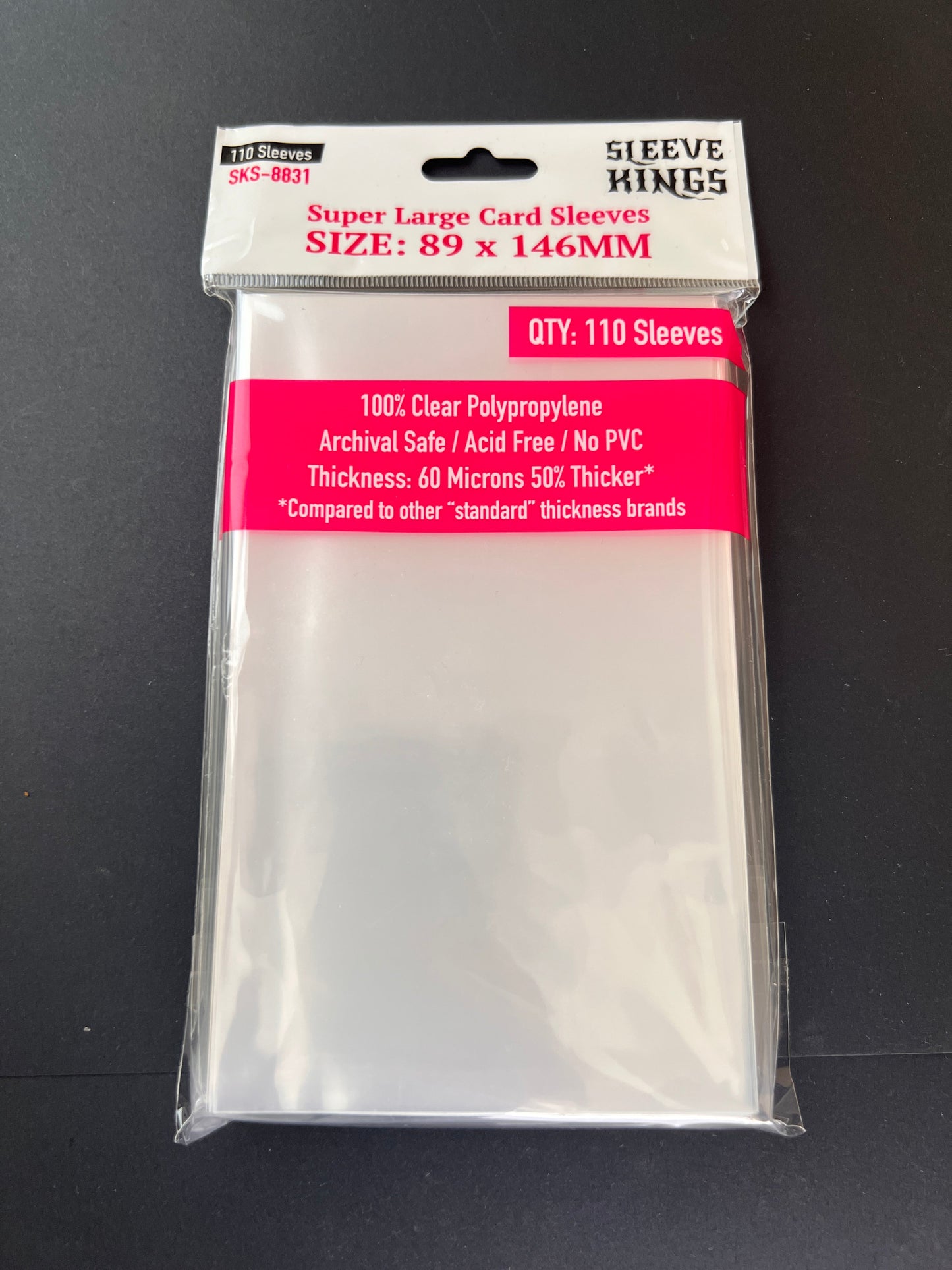 "Super Large" Sleeves (89x146mm) - 110 Pack, SKS-8831