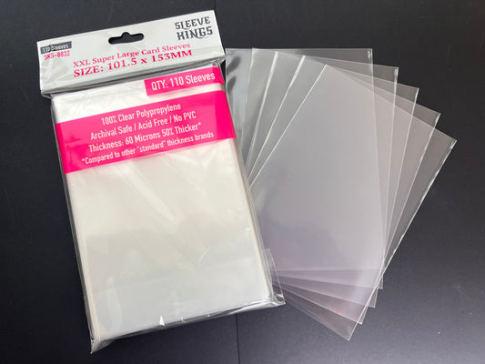 "XXL Super Large" Sleeves (101.5x153mm) - 110 Pack, SKS-8832