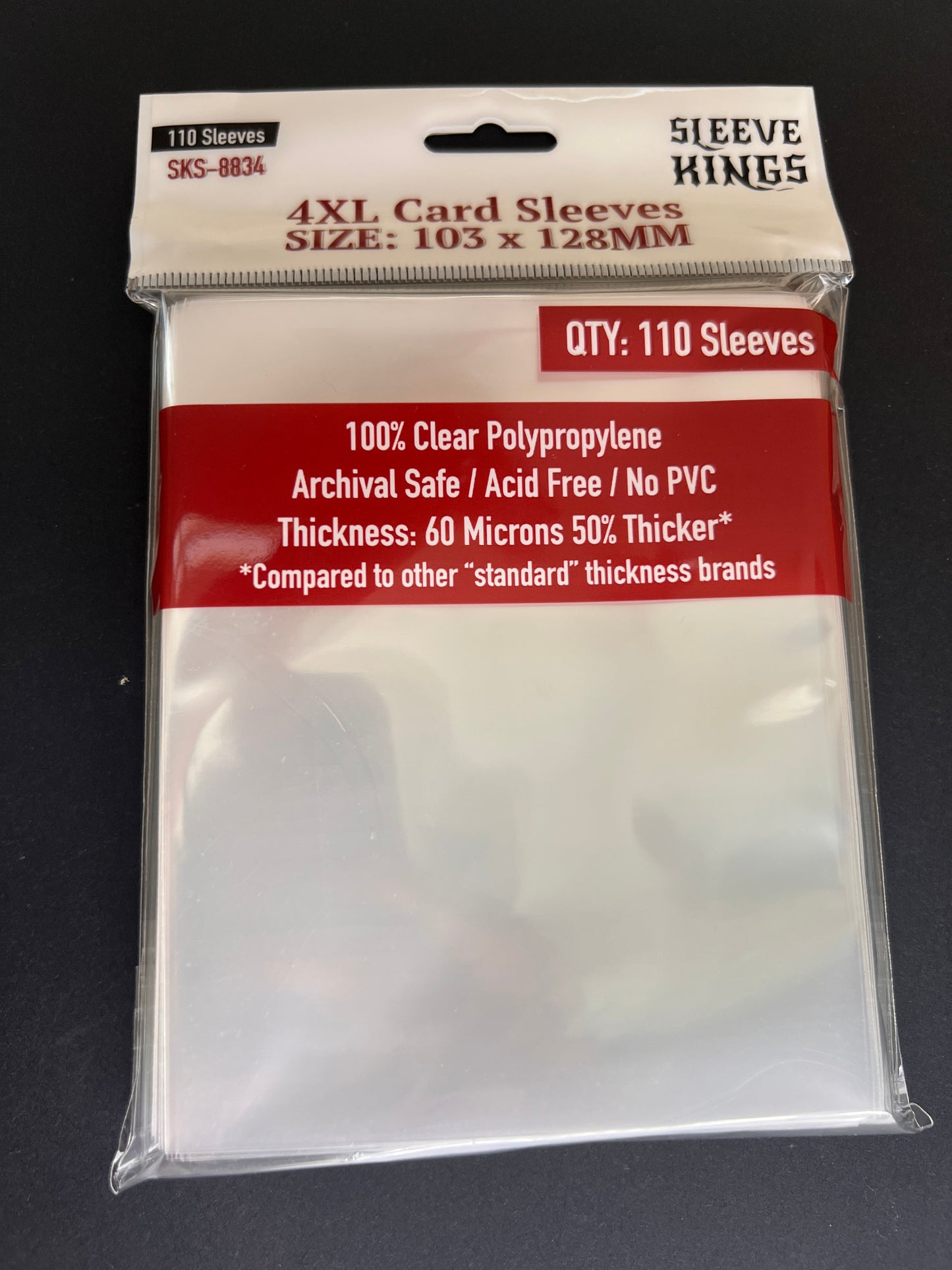 Sleeve Kings "4XL" Sleeves (103x128) - 110 Pack, SKS-8834