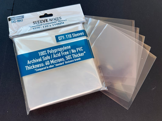 "Unsettled Compatible" Sleeves (110x110 MM) -110 Pack- SKS-8843
