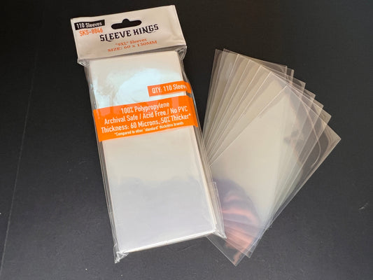 9XL Sleeves (60 X 130 MM) 110 Pack, 60 Microns , SKS-8846