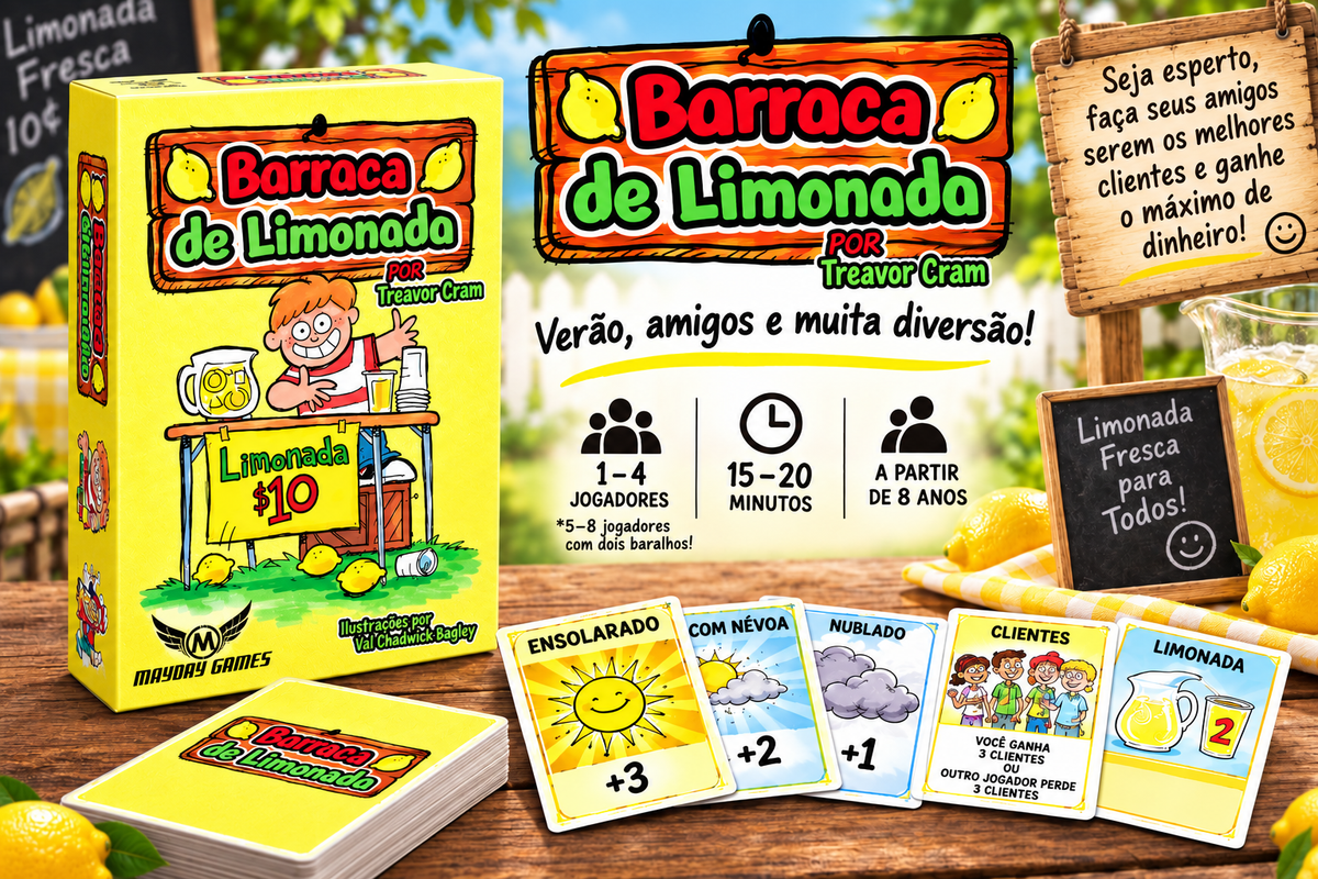 Lemonad Stand ( Barraca de Limonada em PORTUGUÊS para 1 a 4 jogadores)